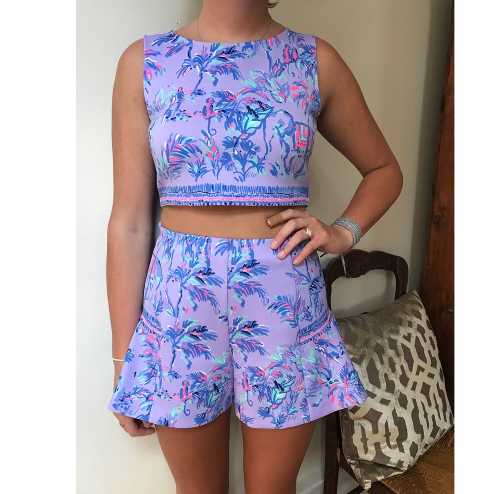 Lilly Pulitzer Neri Crop Top & Shorts